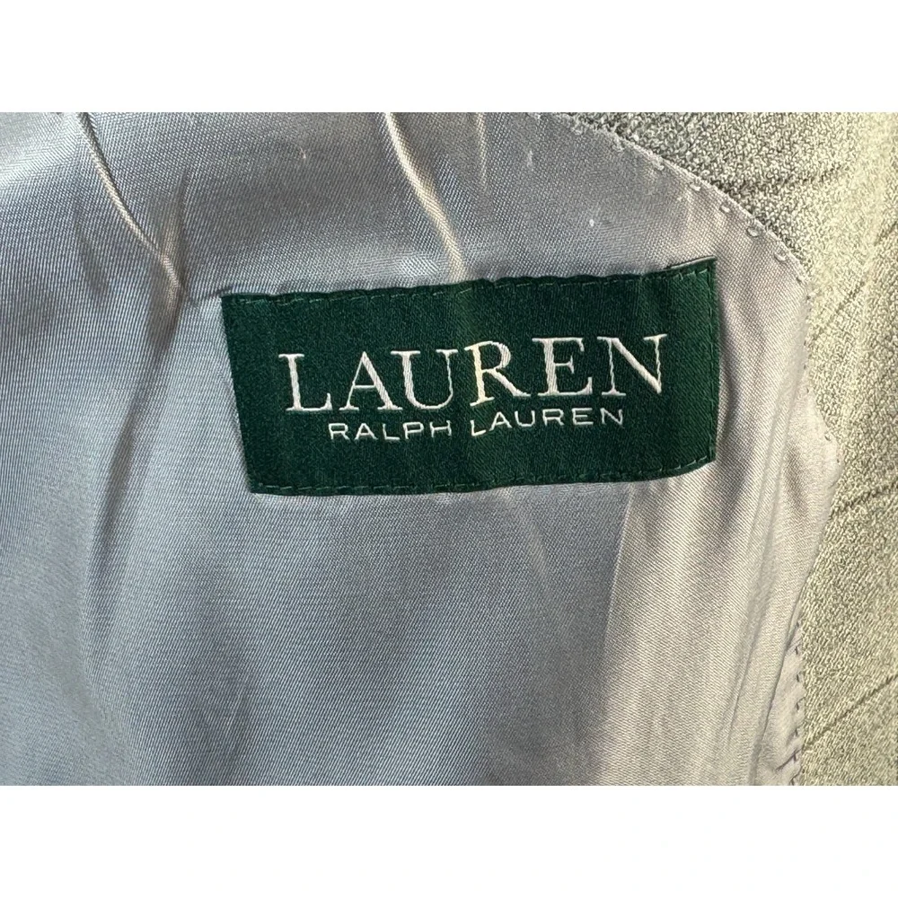 Lauren‎ Ralph Lauren Silk Wool Blazer Mens 52L EUC Lined 2-Button Double-Vented
